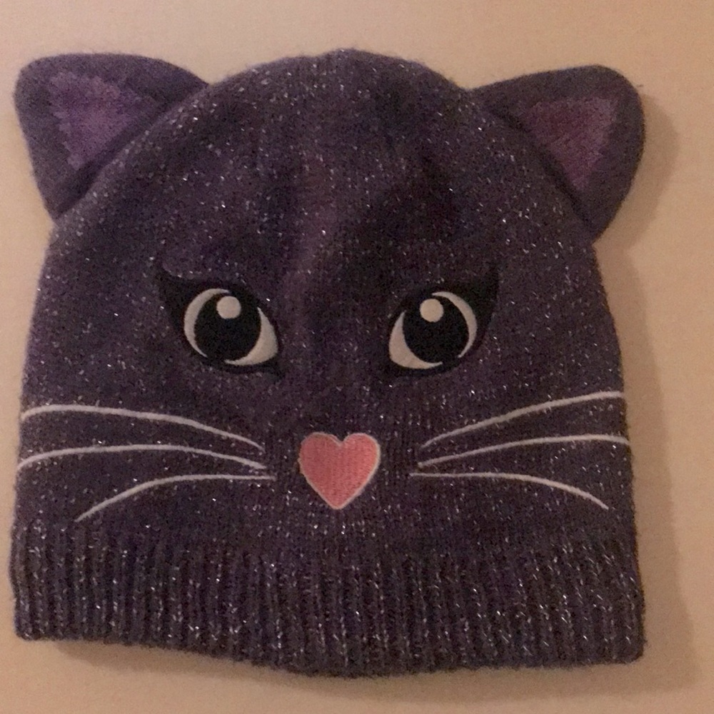 Knitted Kitty Cat Hat